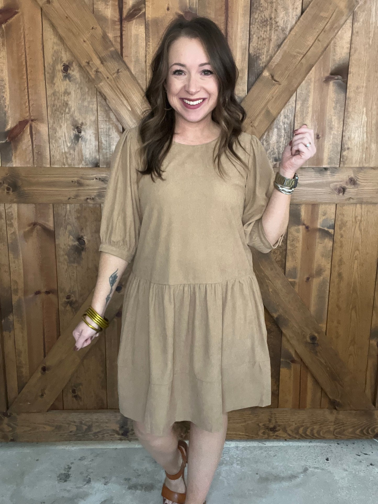 All Too Well Dress - Camel