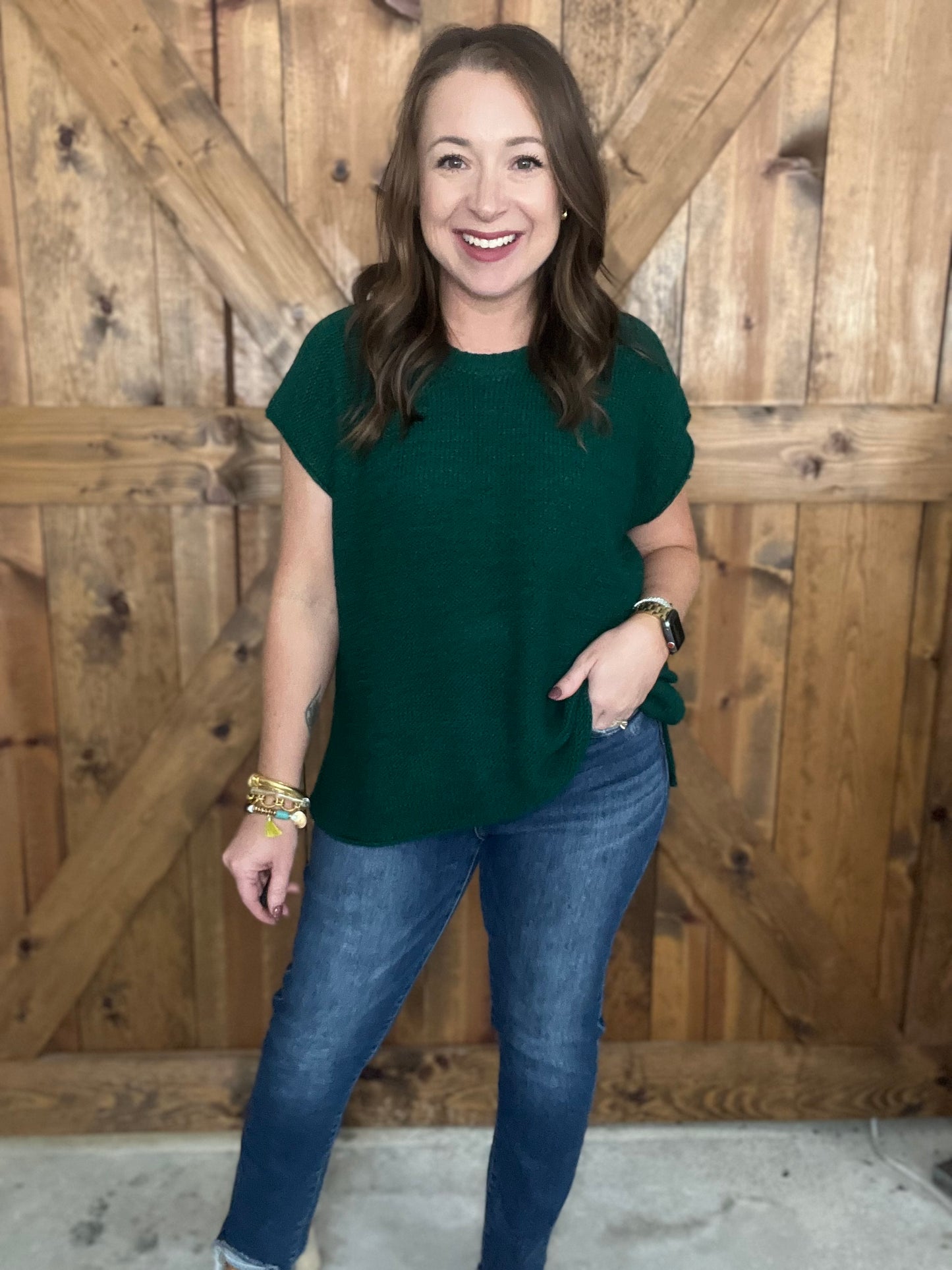 Autumn Breeze Top - H Green