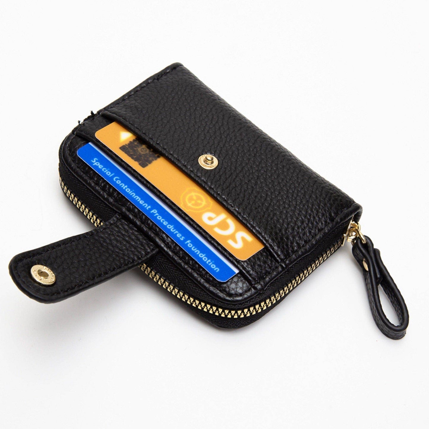 Accordion Pebble Wallet - Tan