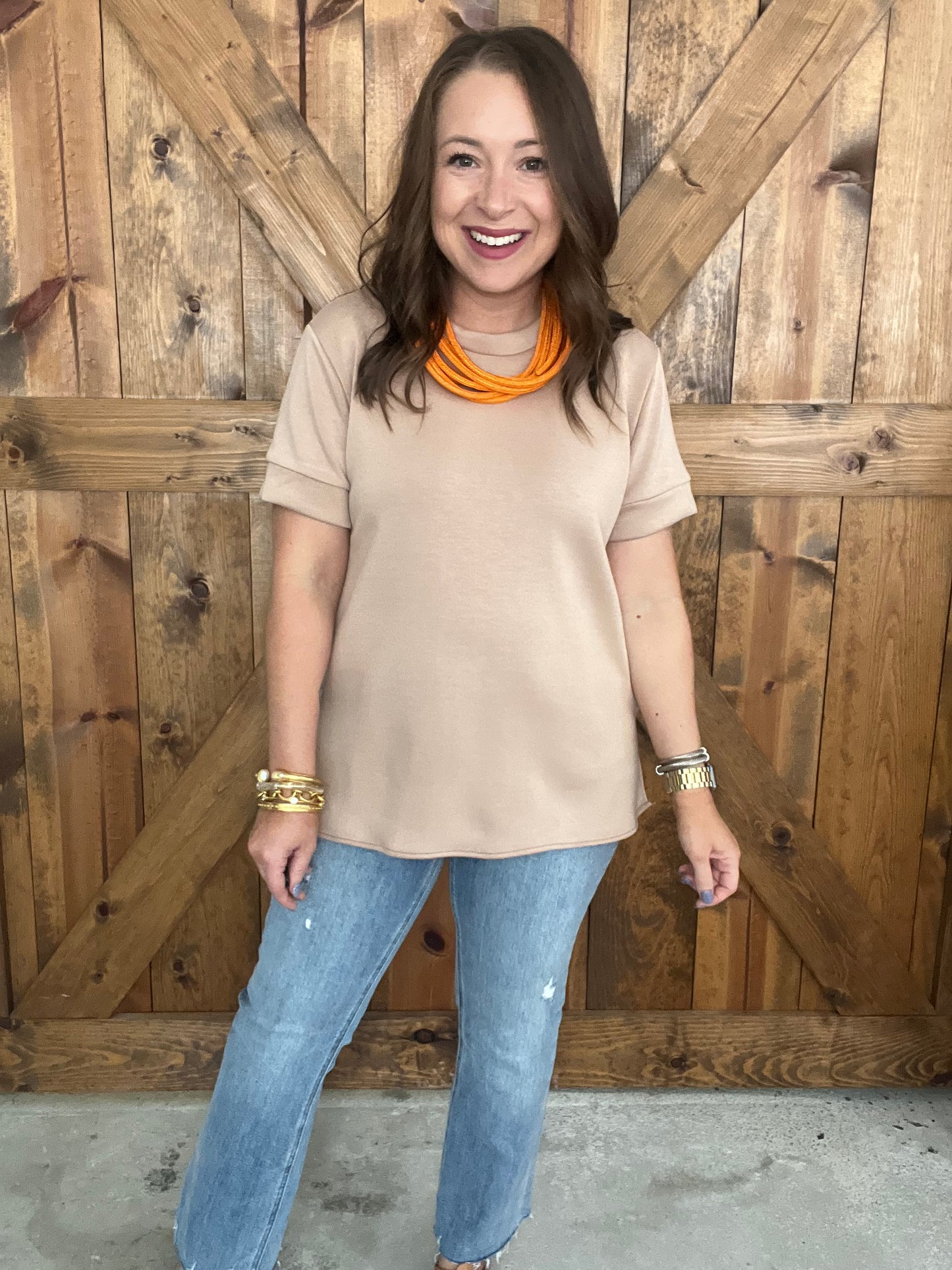 The Luxe Top - Khaki