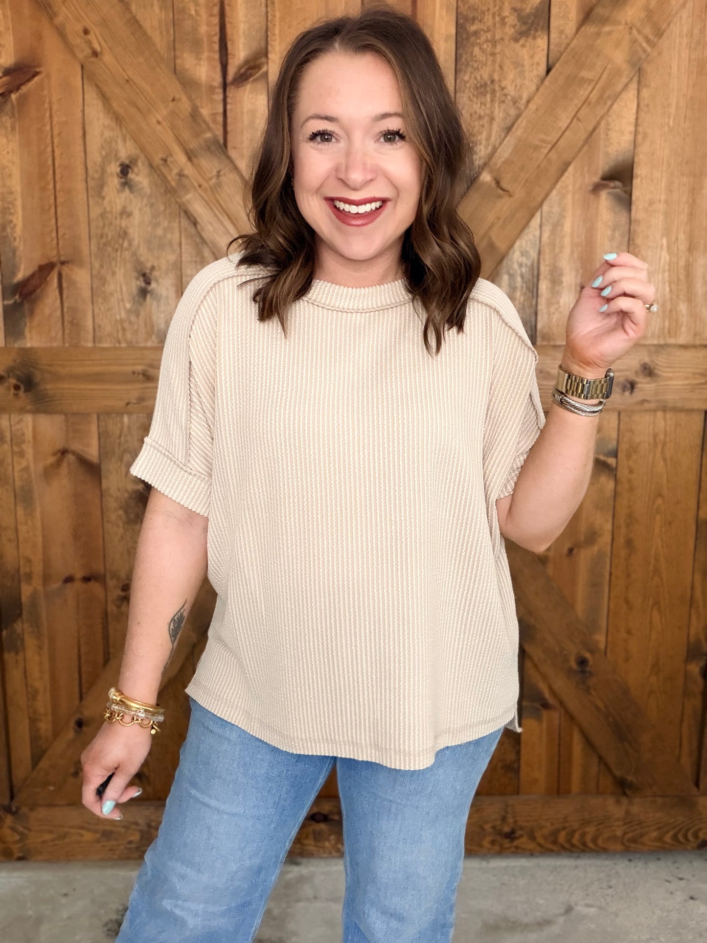 Must Have Basic Top - Sand