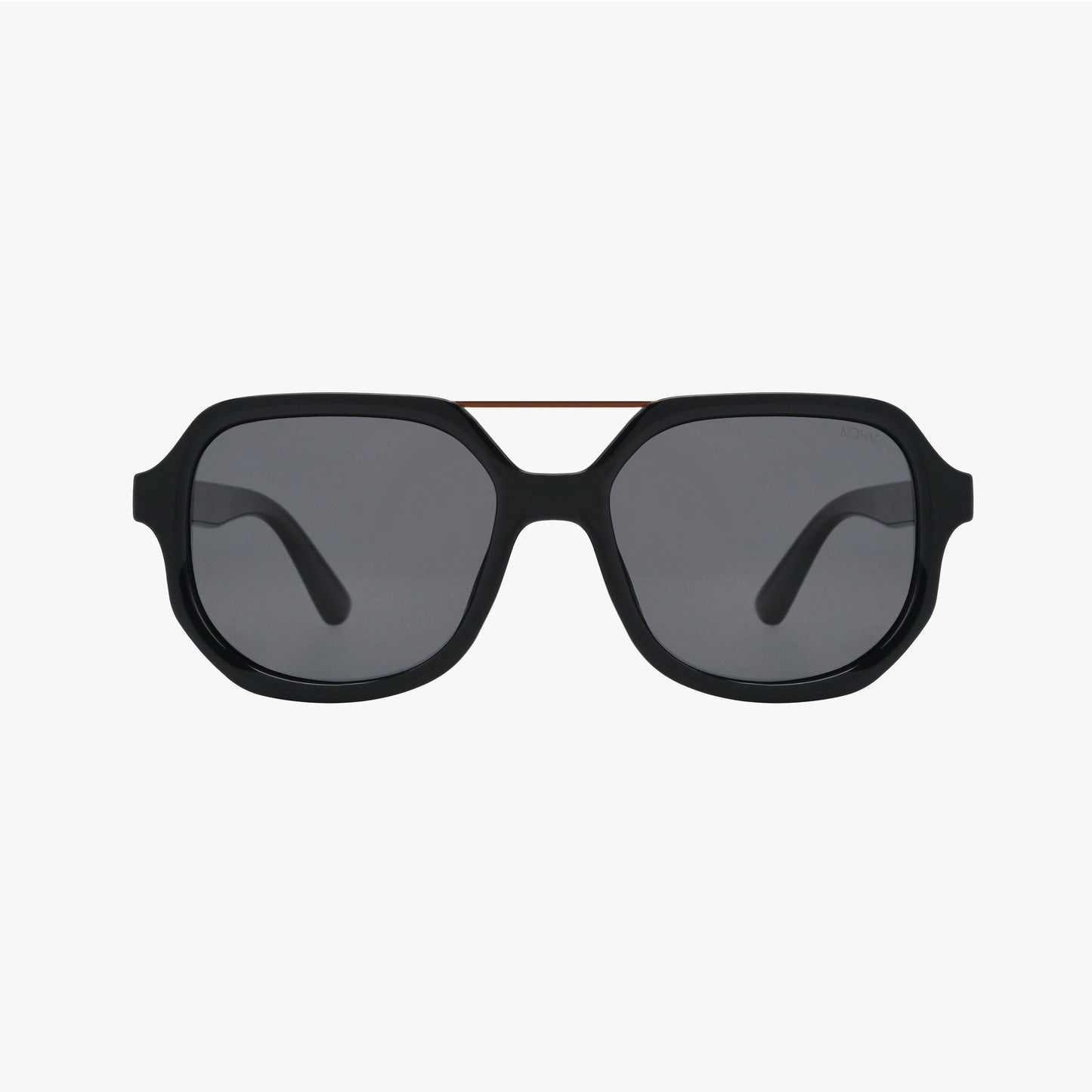 LUNA MIDNIGHT Polarized Square Designer Fashion Sunglasses