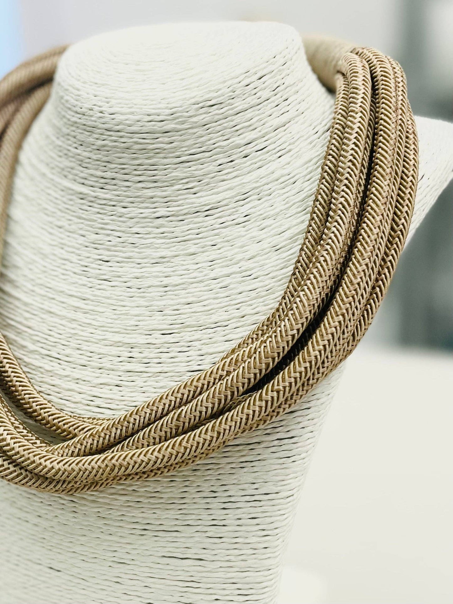 Slub Necklace - Caramel