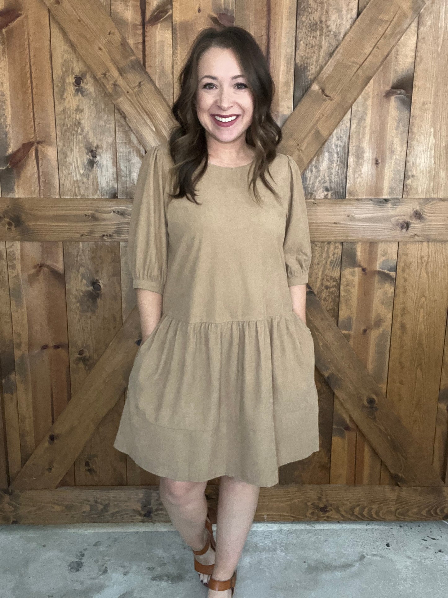 All Too Well Dress - Camel