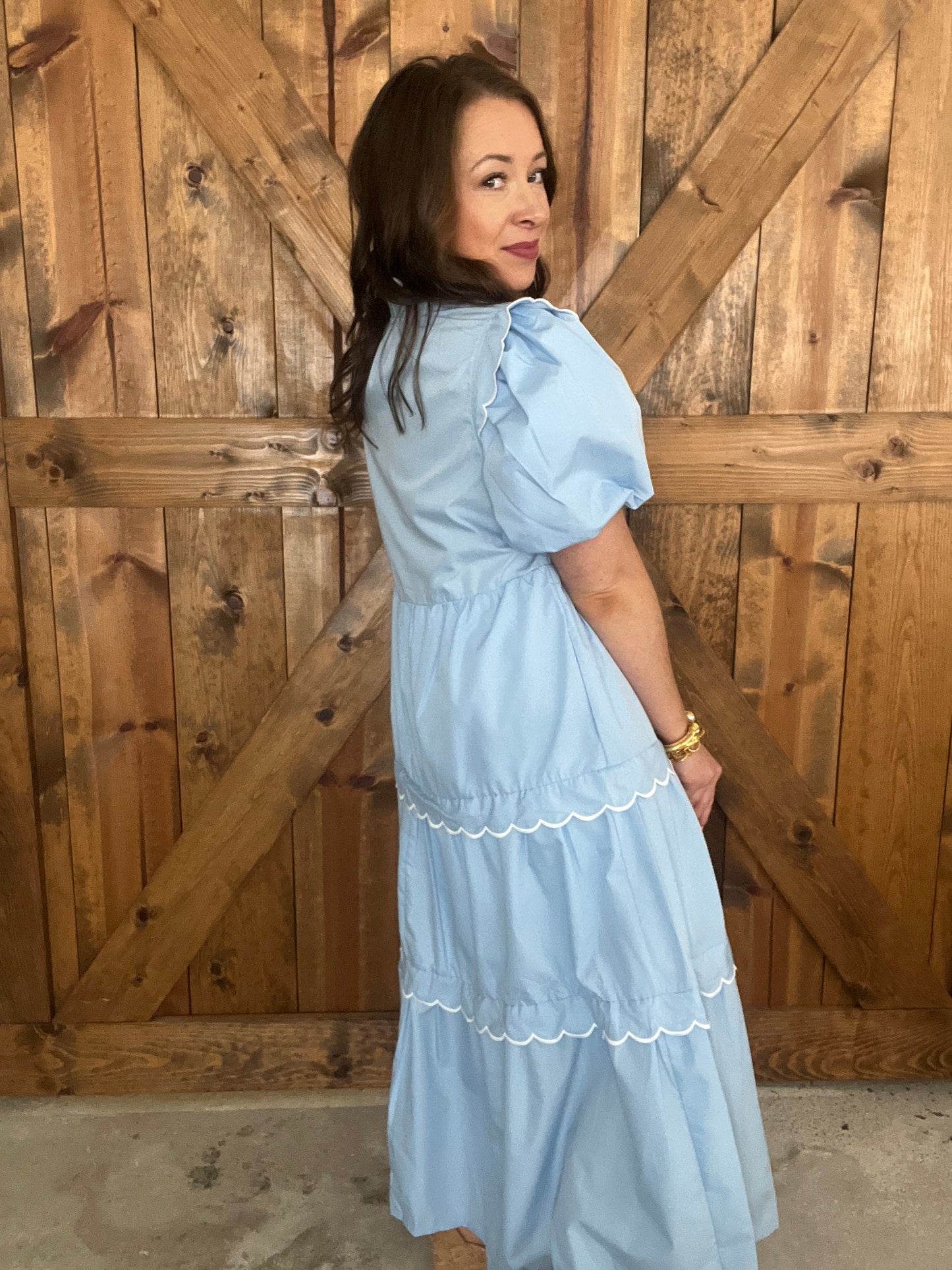 Spring To It Dress - Lt Blue