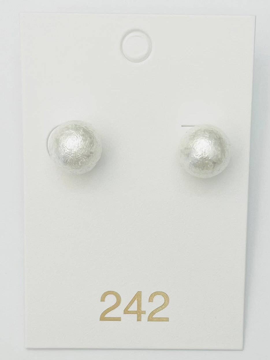 Mini Mache' Stud - White