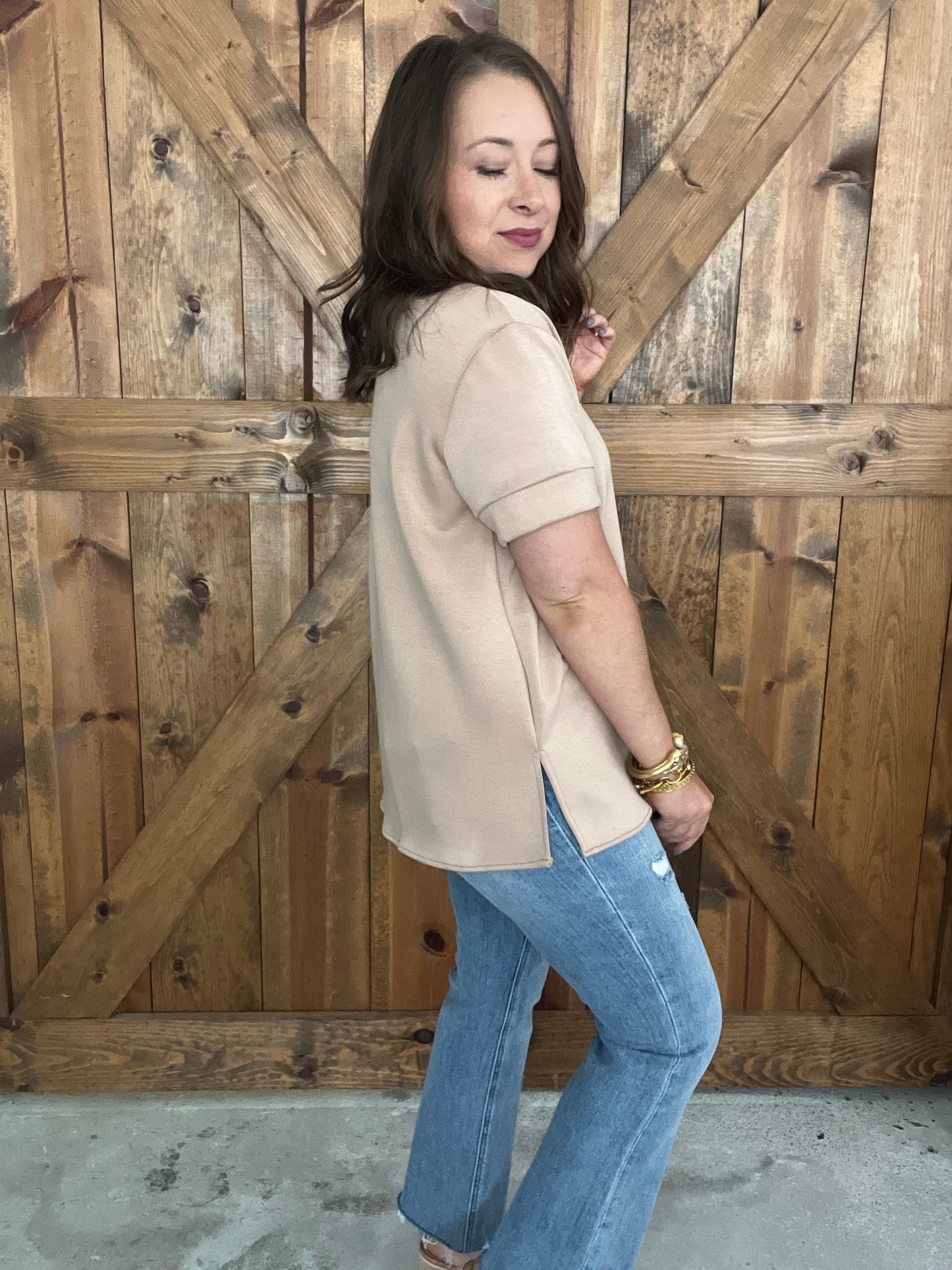 The Luxe Top - Khaki