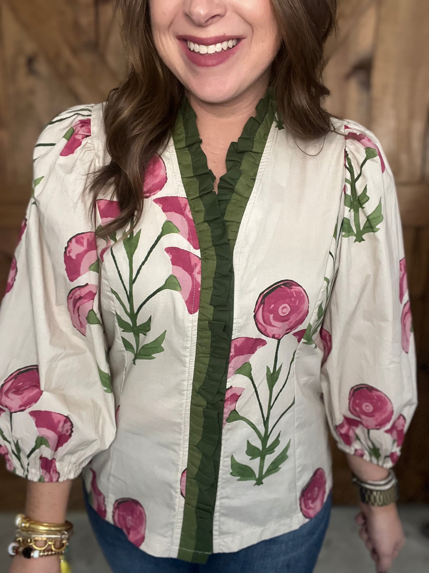 The Bloom Top - Stone