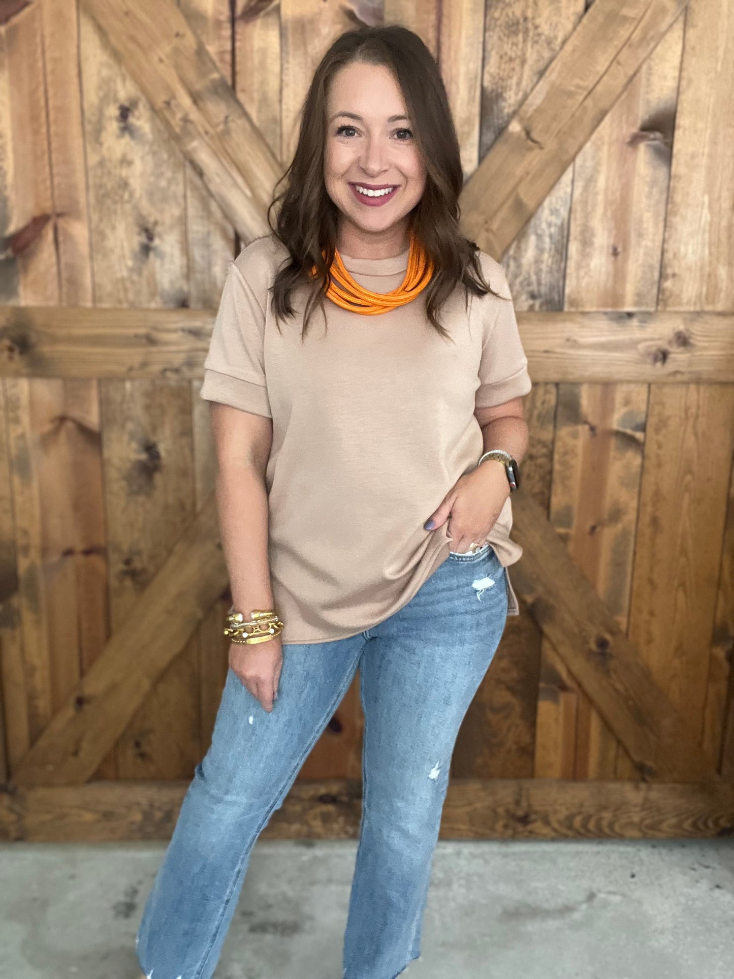 The Luxe Top - Khaki