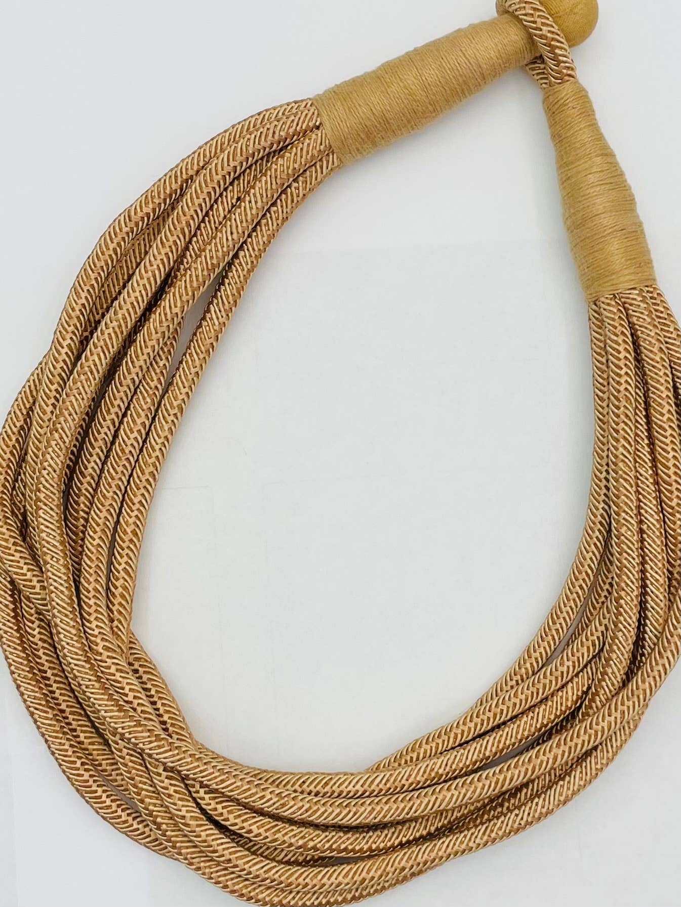 Slub Necklace - Tan