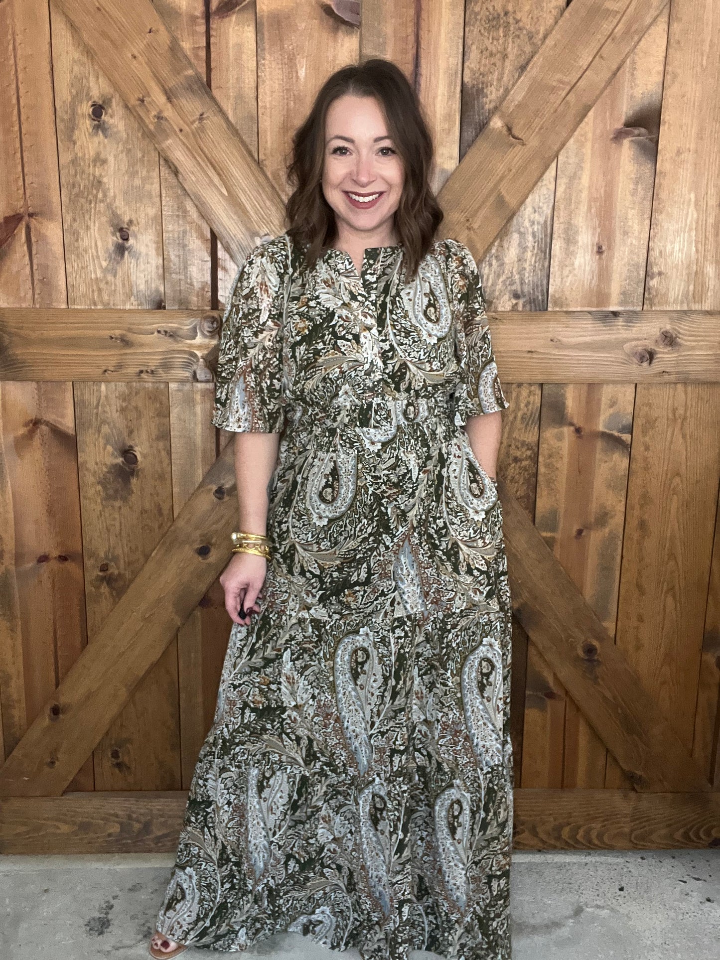 Last To Know Dress - Olive