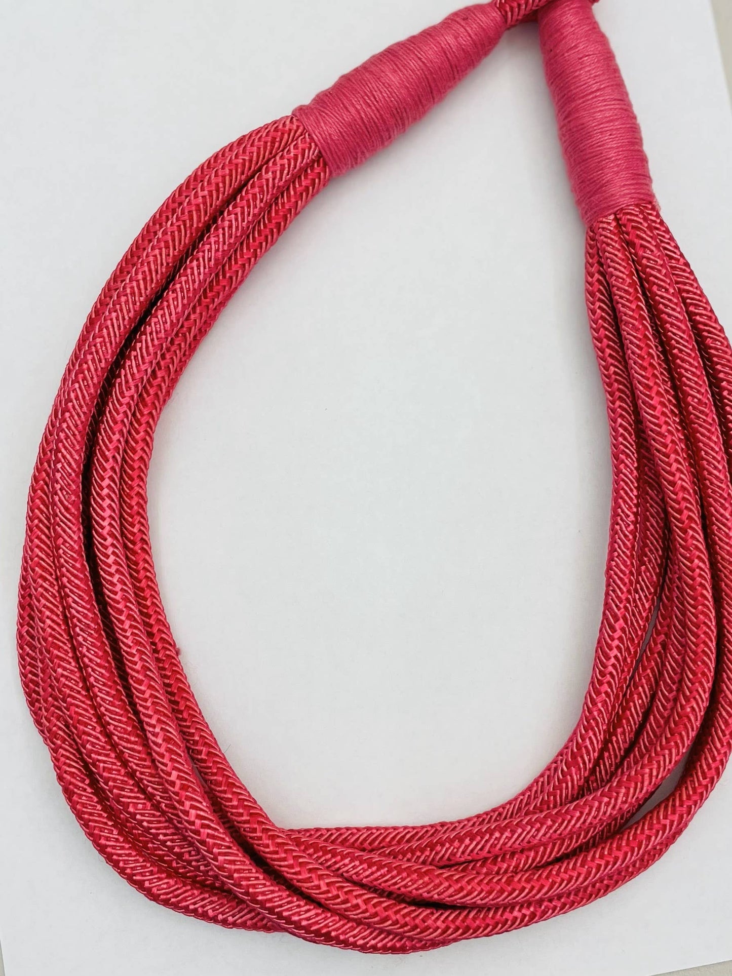 Slub Necklace - Pink