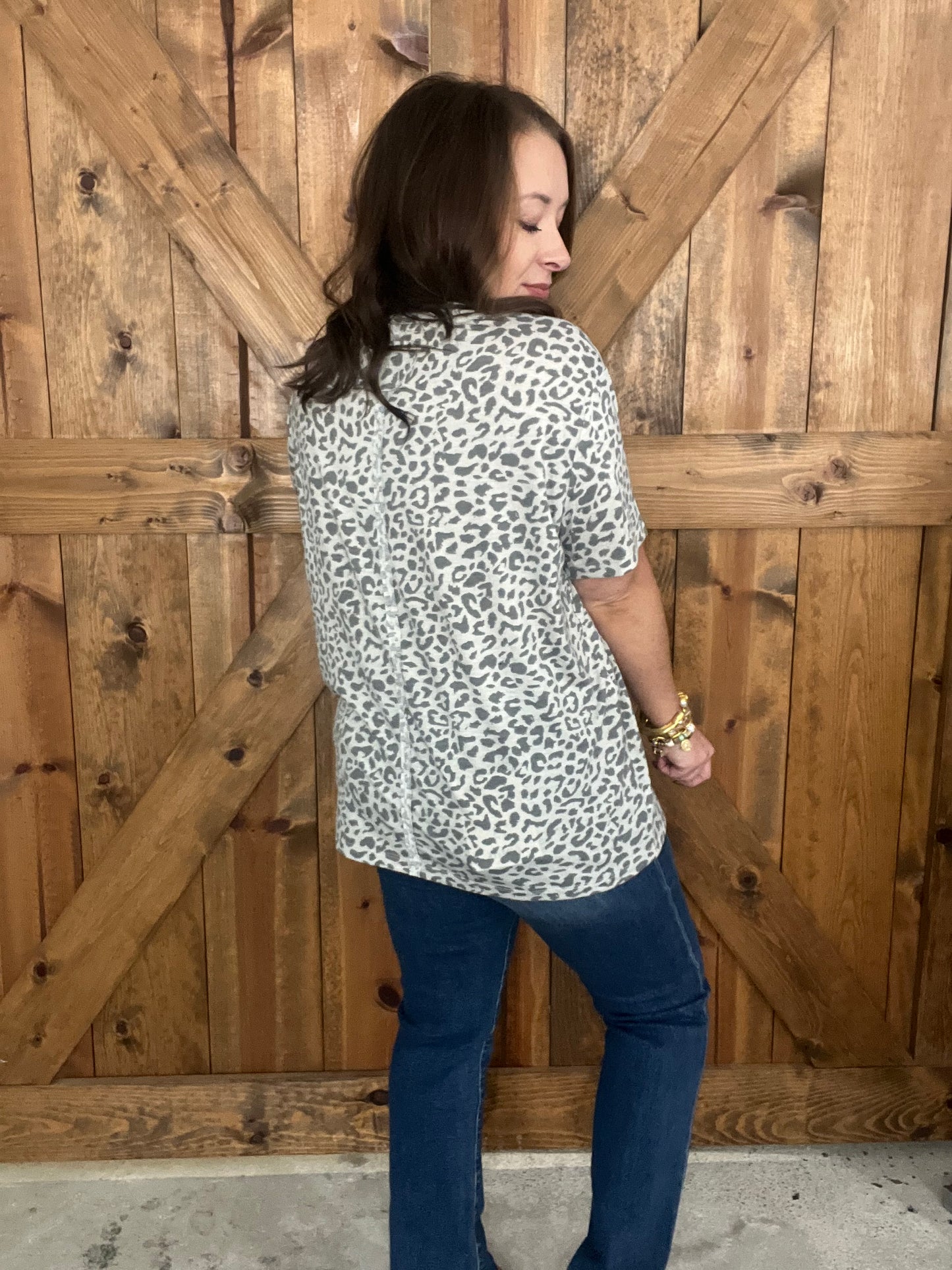 The Leo Top - Grey