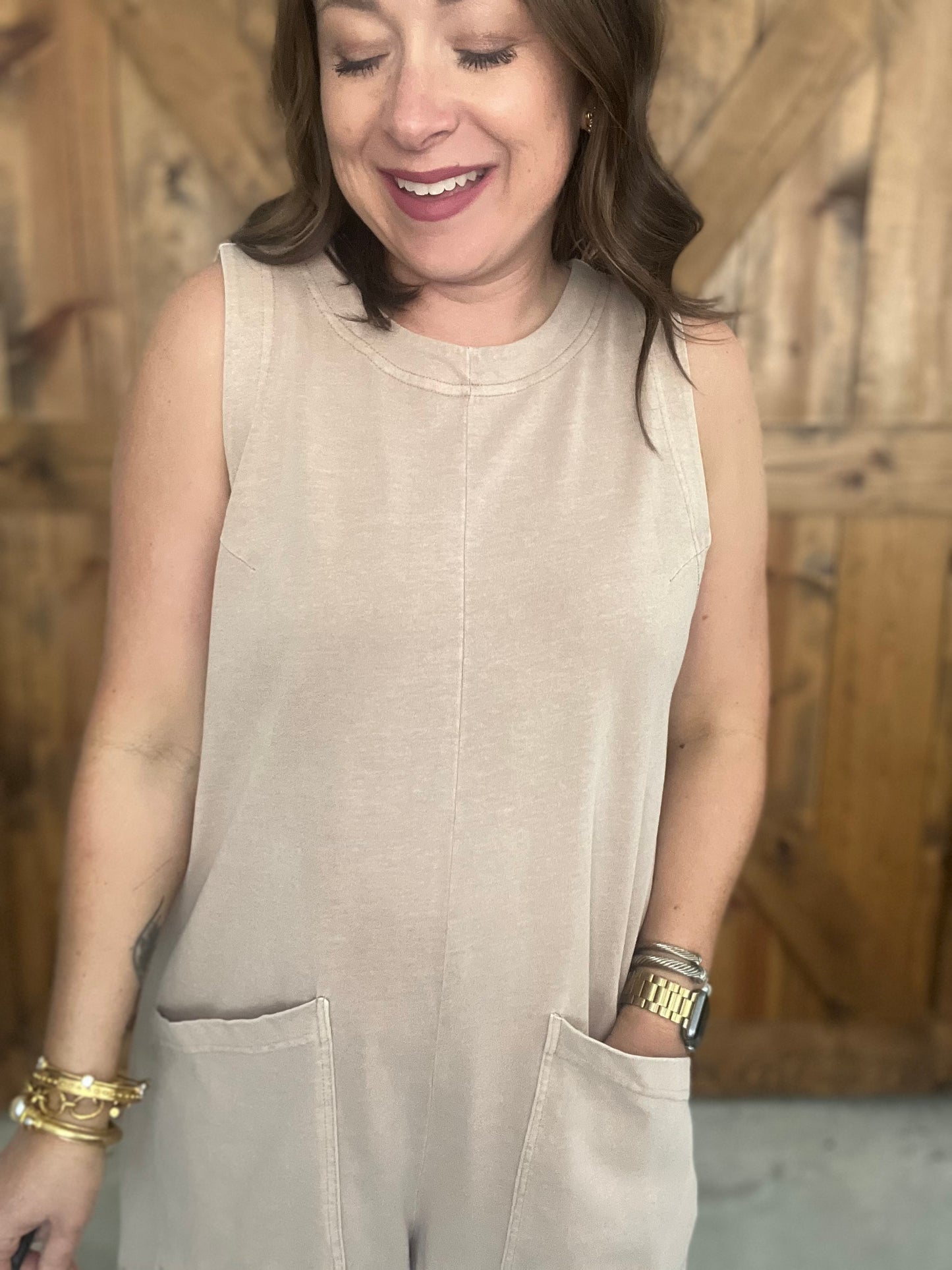 Roadmap Romper - Taupe