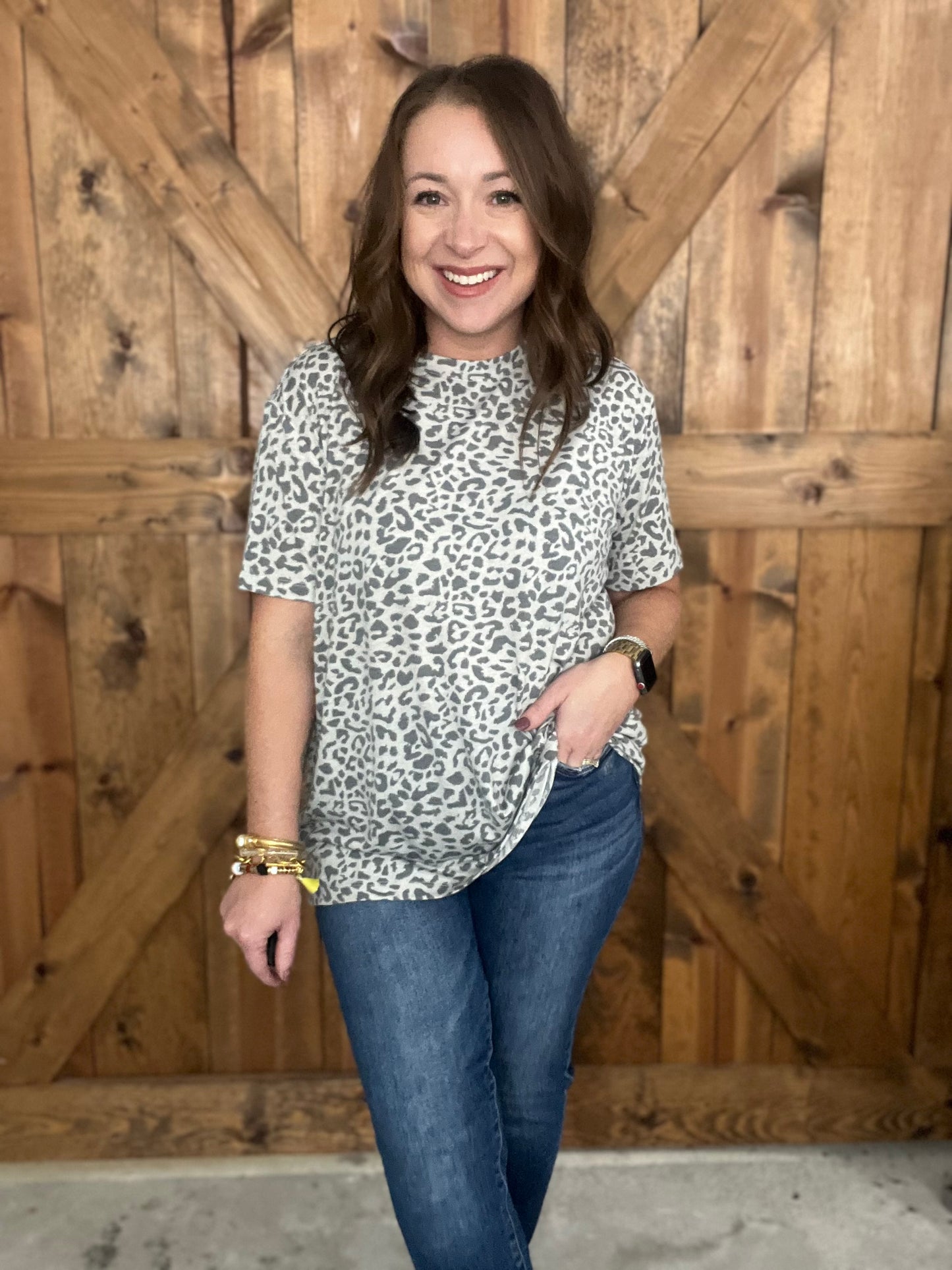 The Leo Top - Grey