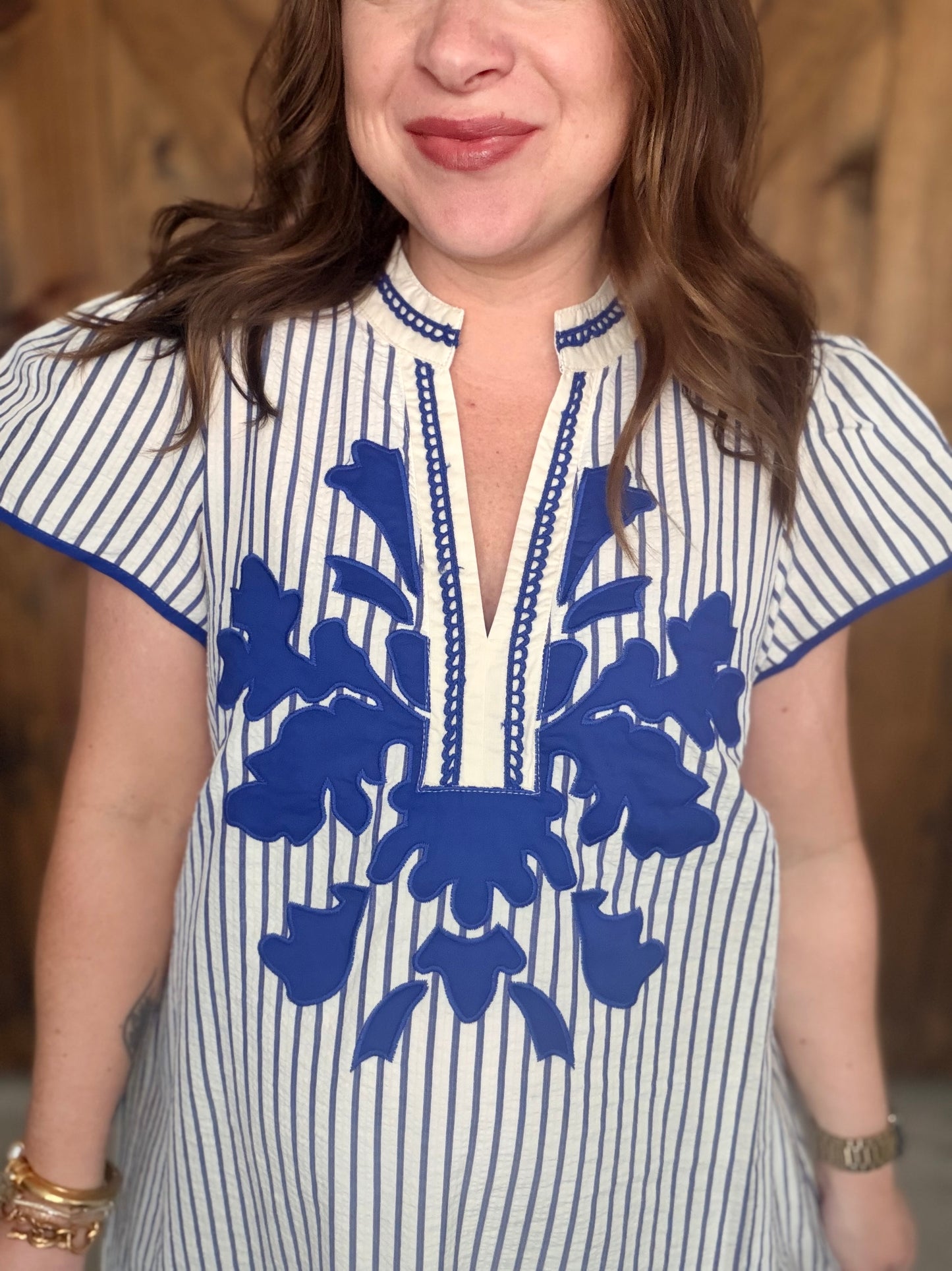 Indigo Bloom Dress