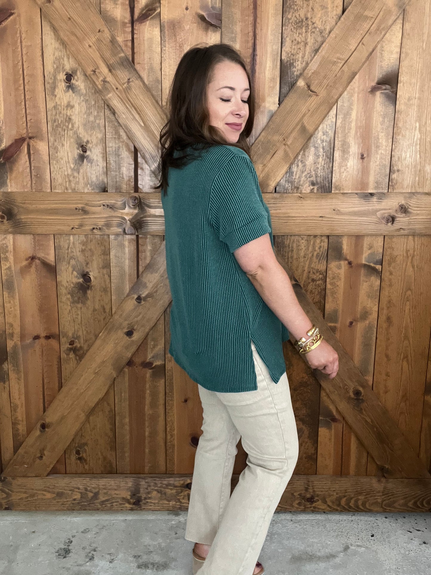 Basic Bliss Top - H.Green