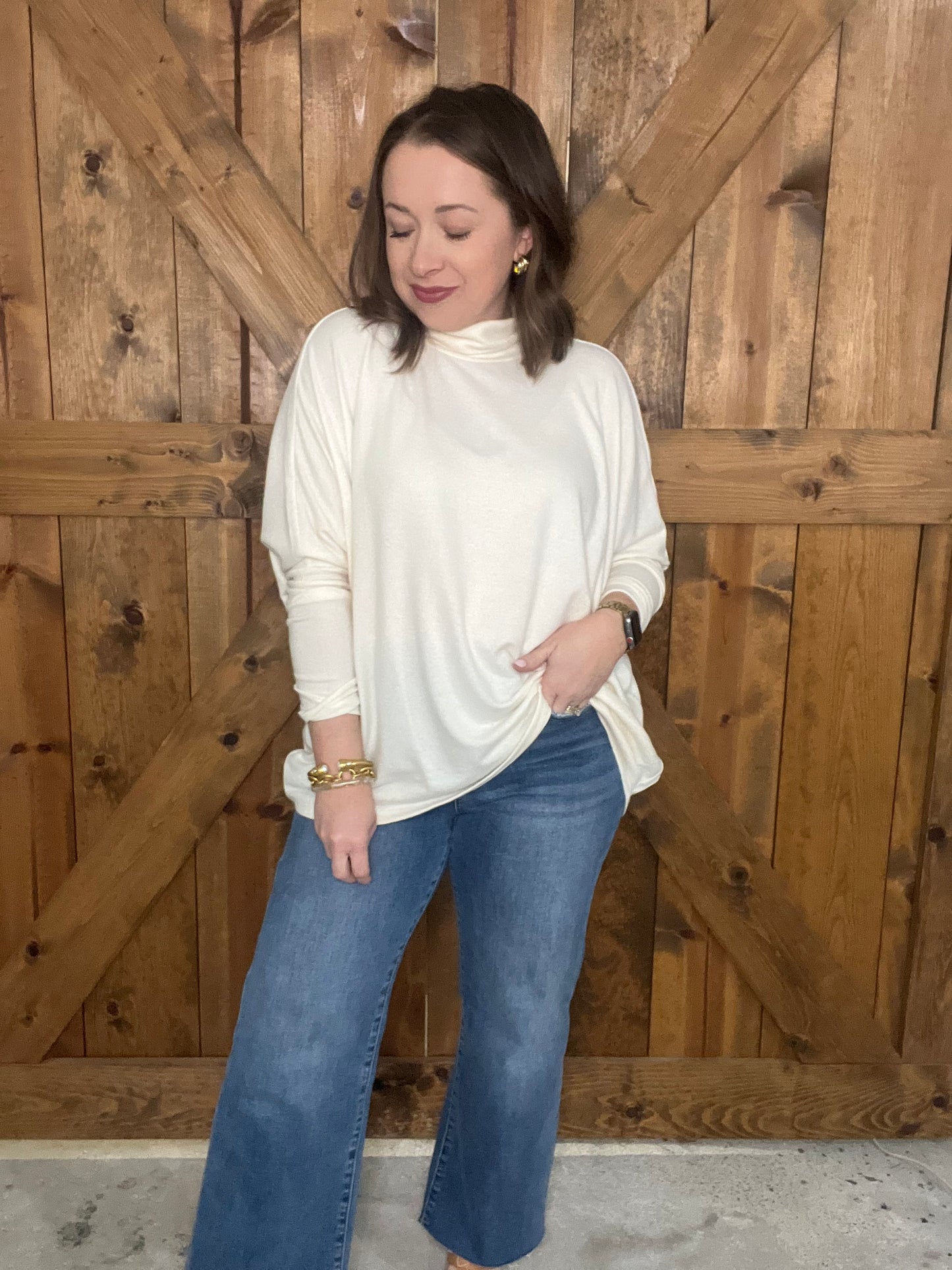 The Base Layer Top - Cream