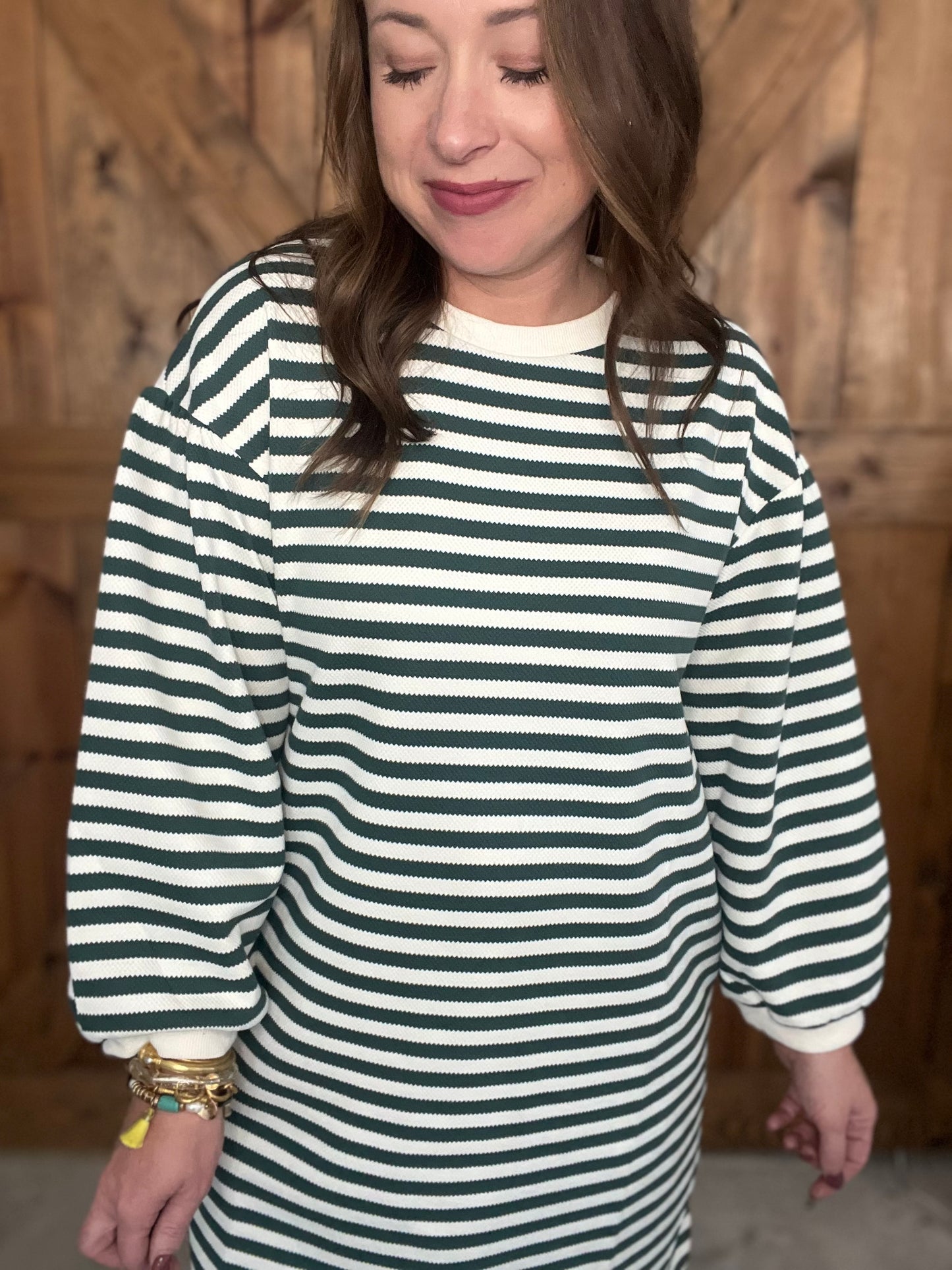 Straight Away Dress - Hunter Green
