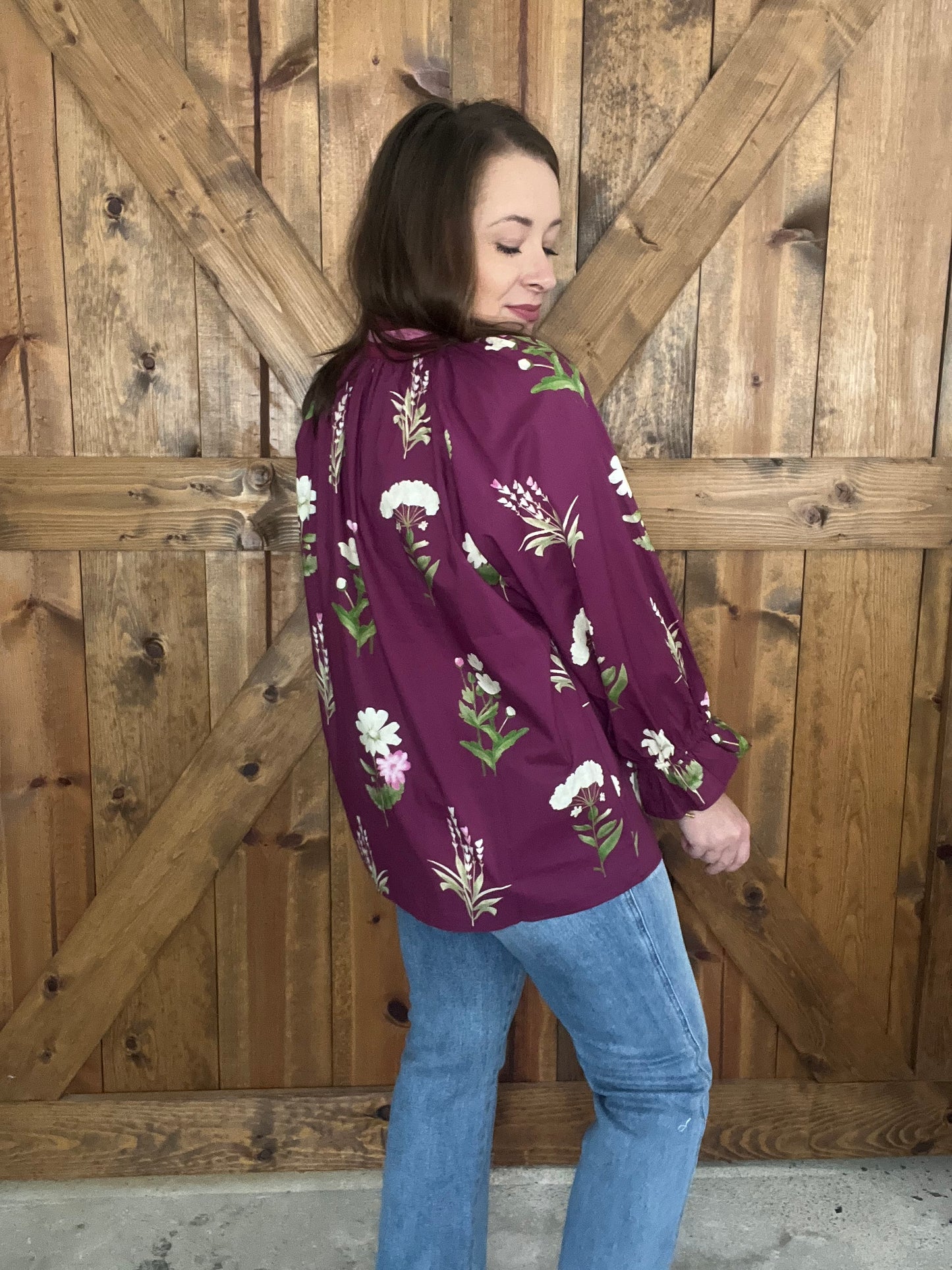 A Lot More Free Top - Plum