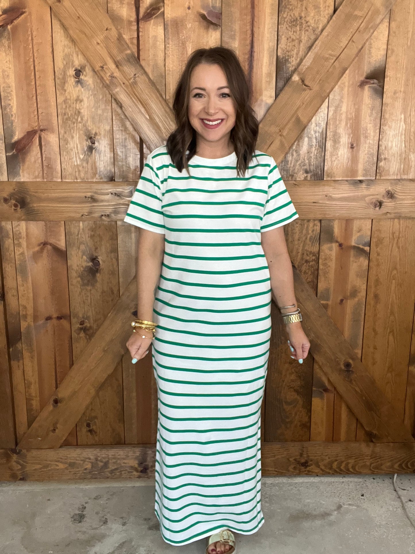 Conga Line Dress - Green