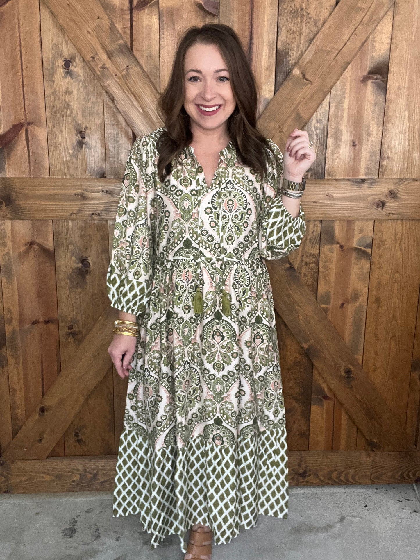 Wanna Be Loved Dress - Green