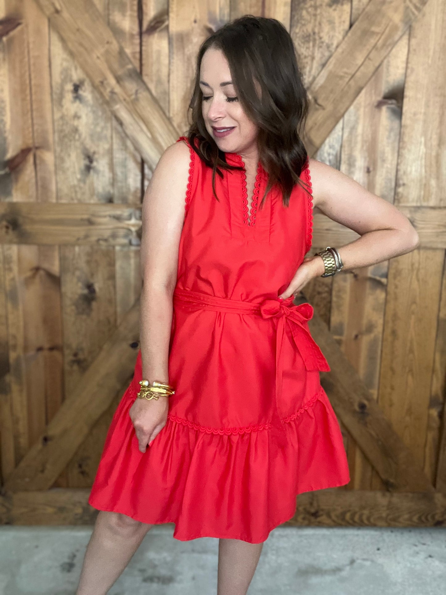 Head Over Heels Dress - Red