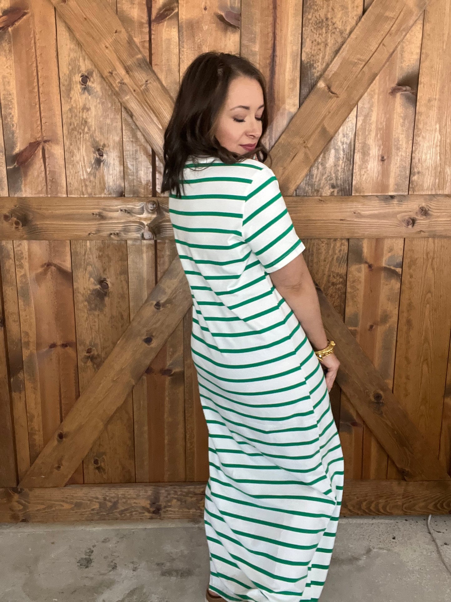 Conga Line Dress - Green