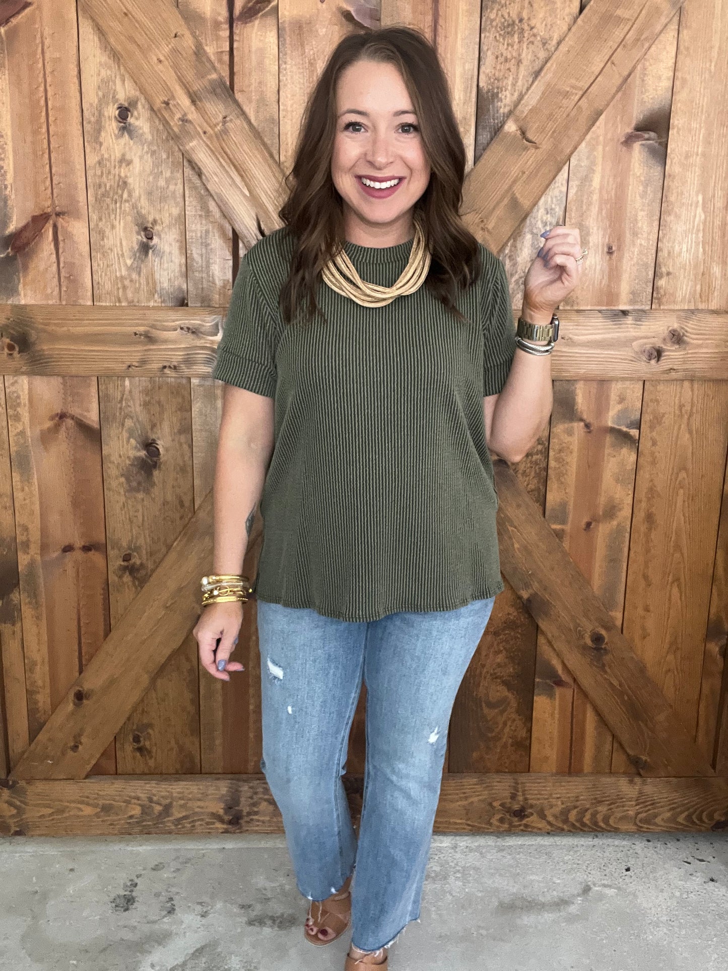 Basic Bliss Top - Olive
