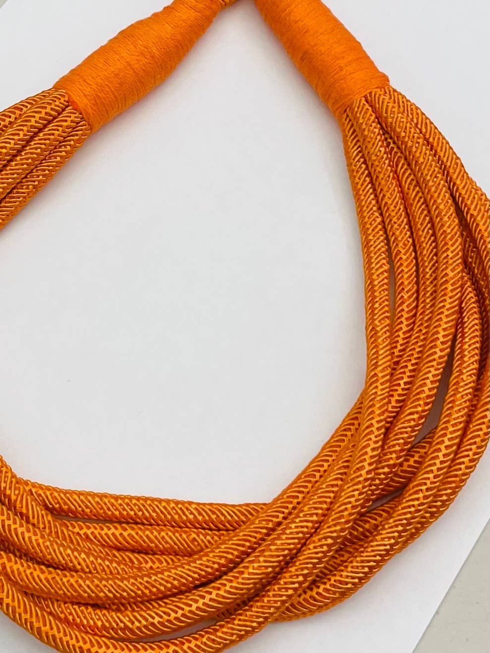 Slub Necklace - Orange