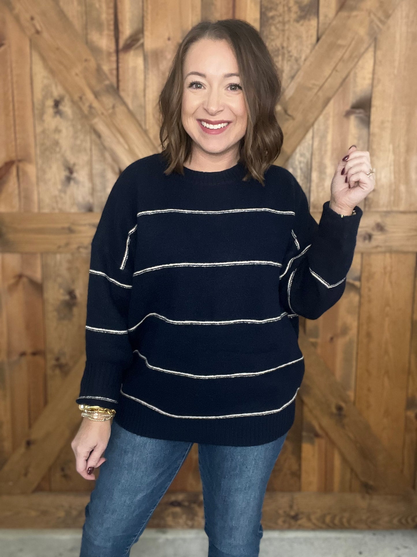 By and By Sweater - Navy