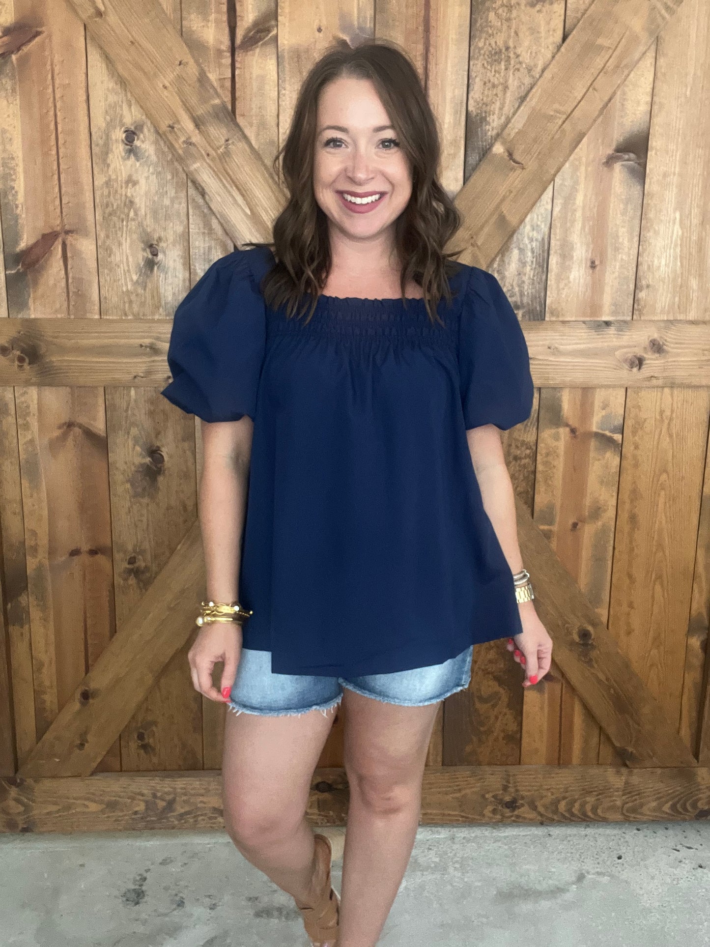 American Saturday Night Top - Navy