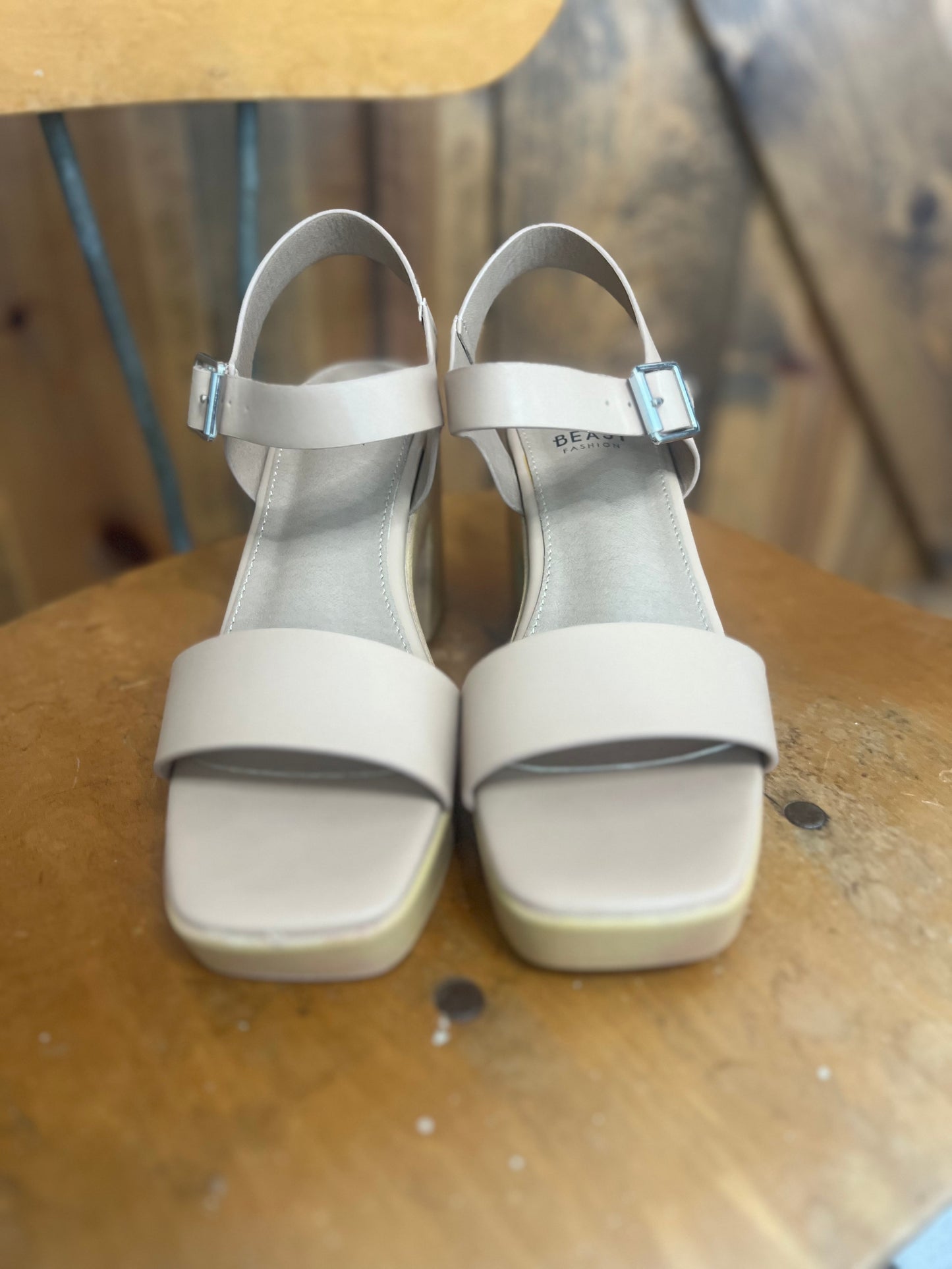 Kelly Platform Block Heel