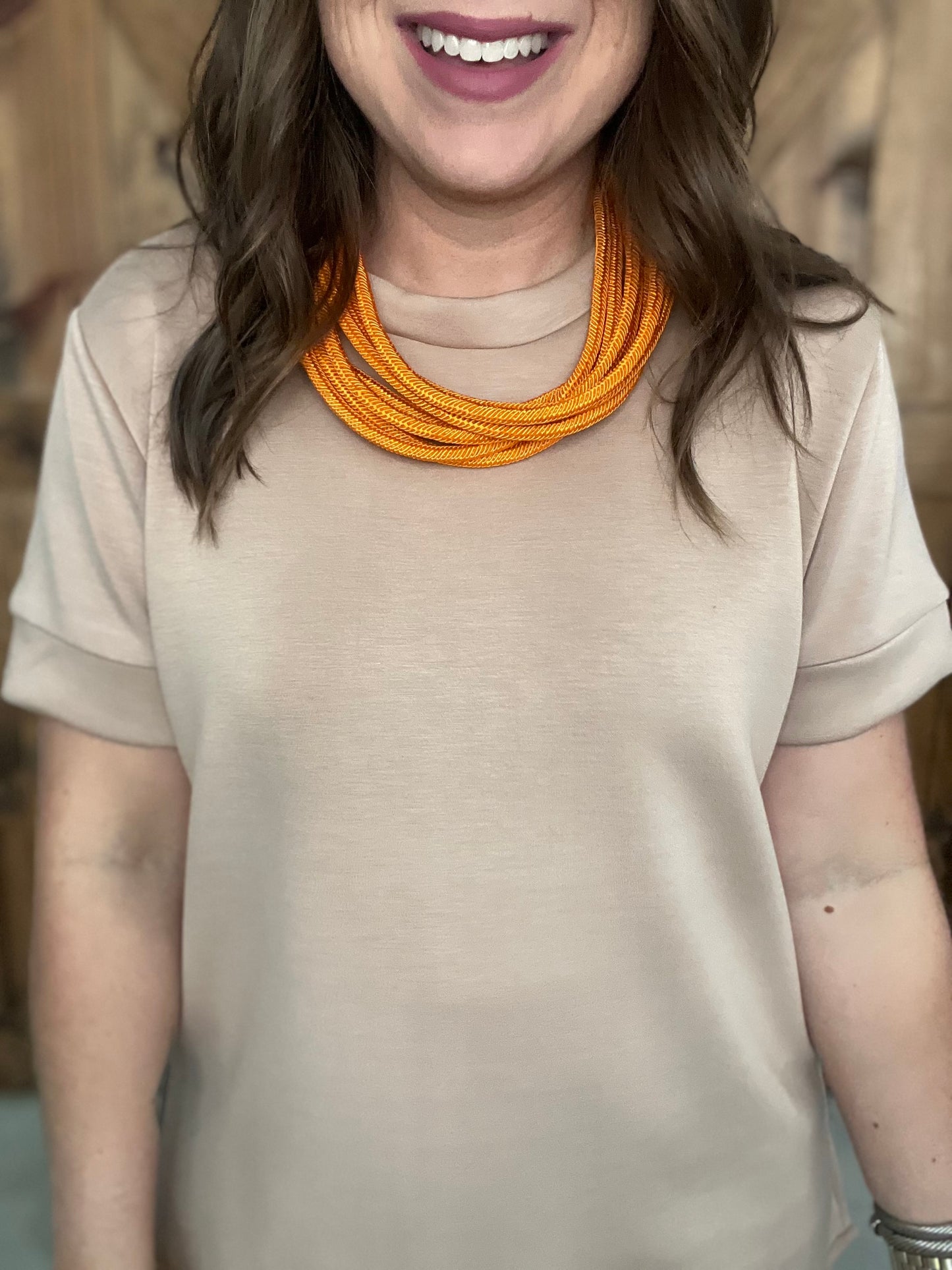 The Luxe Top - Khaki