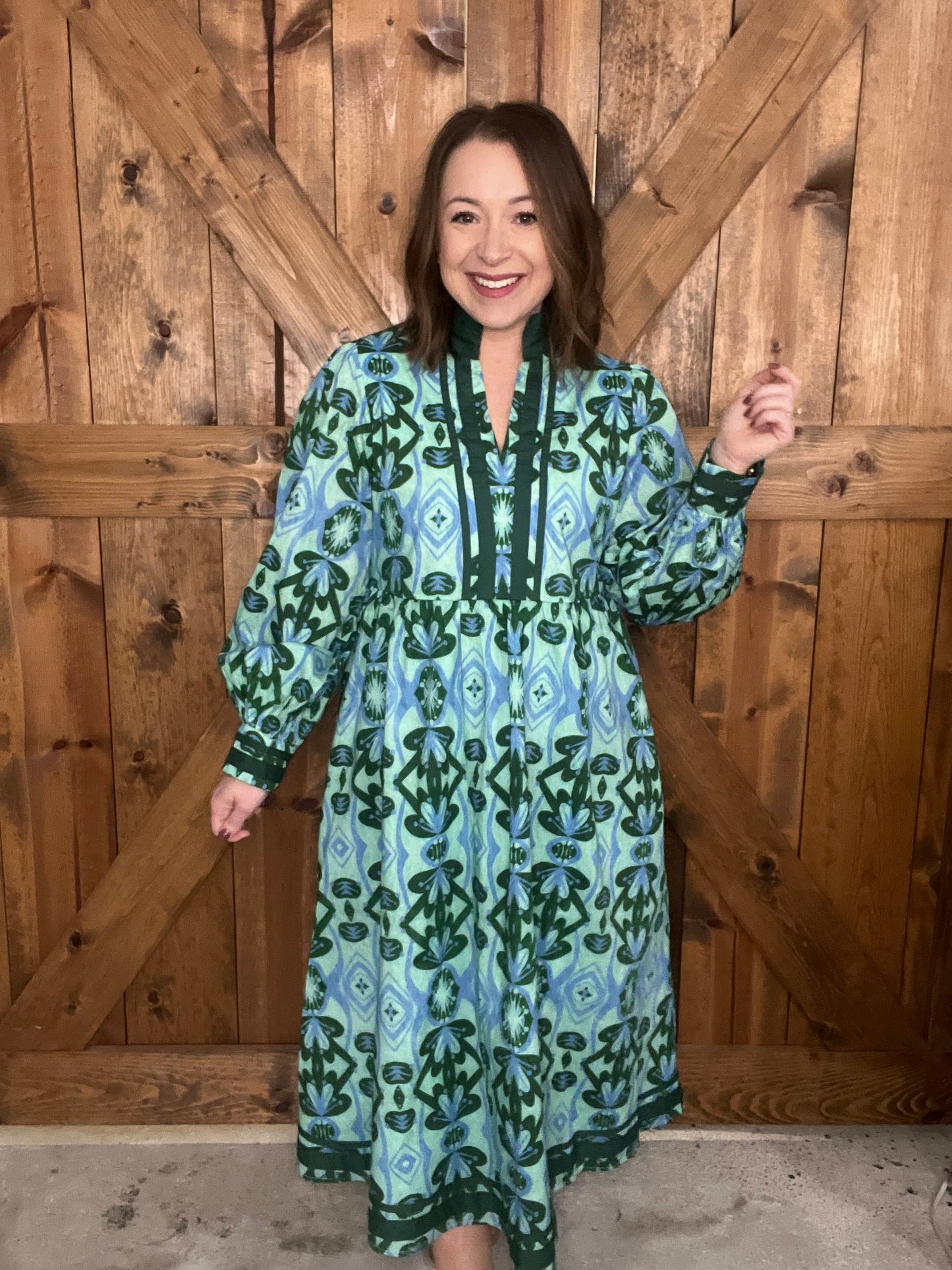 Happy Hour Dress - Green