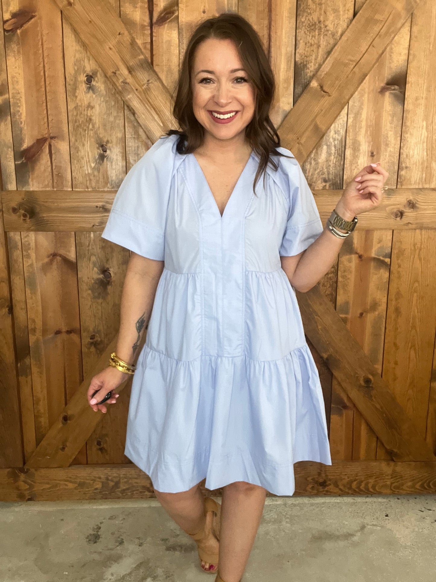 Toast to the Coast Dress - Chambray