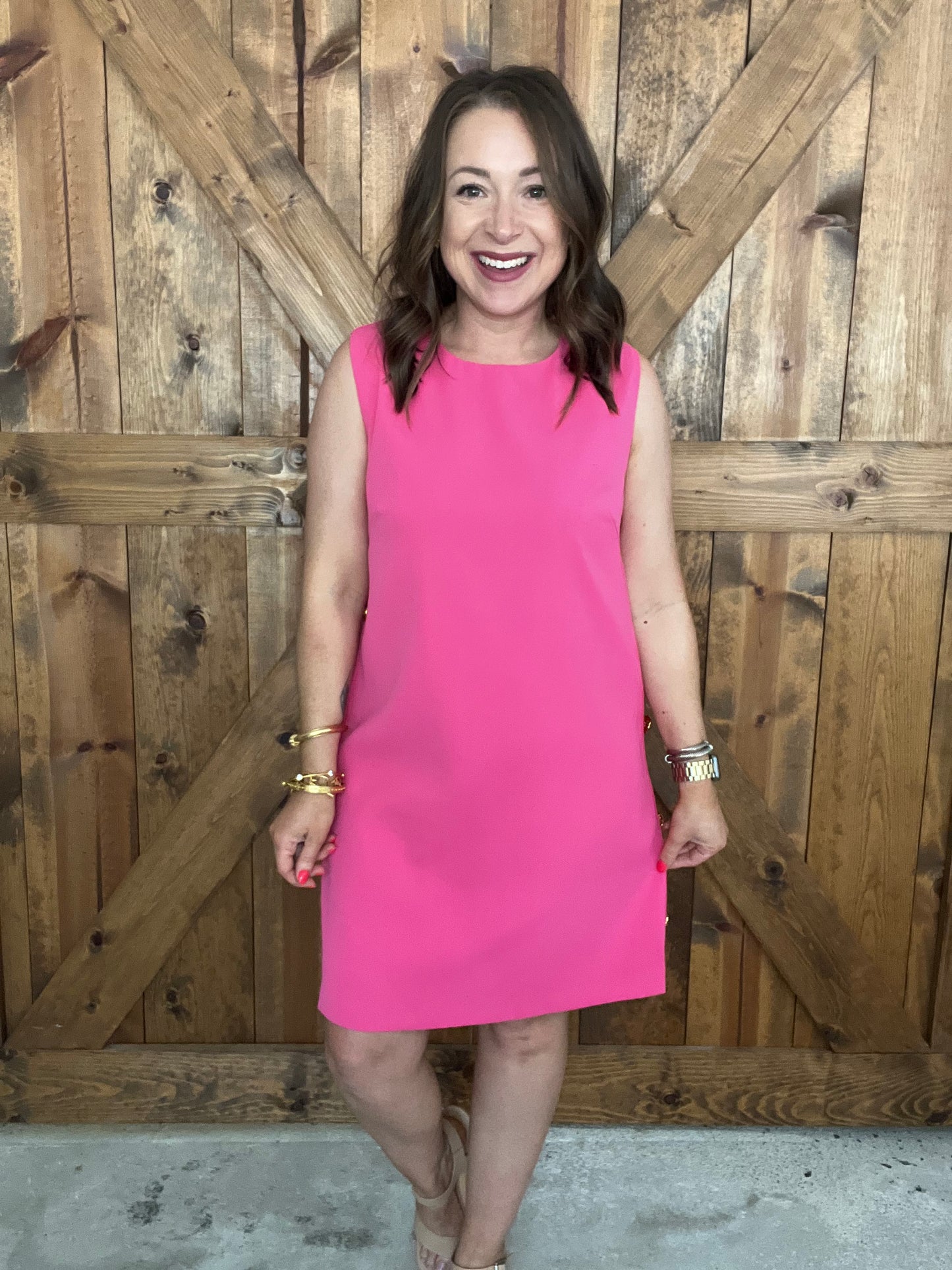 Uptown Girl Dress - H Pink