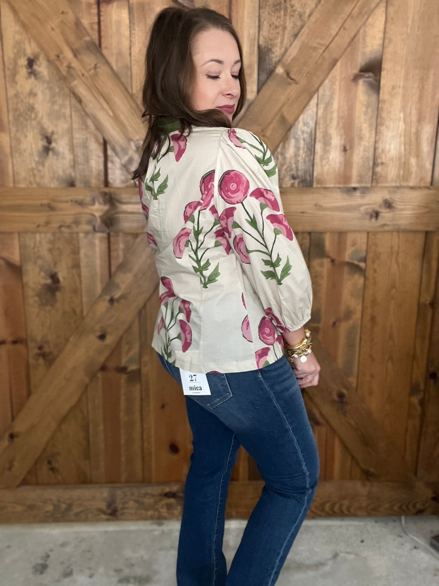 The Bloom Top - Stone