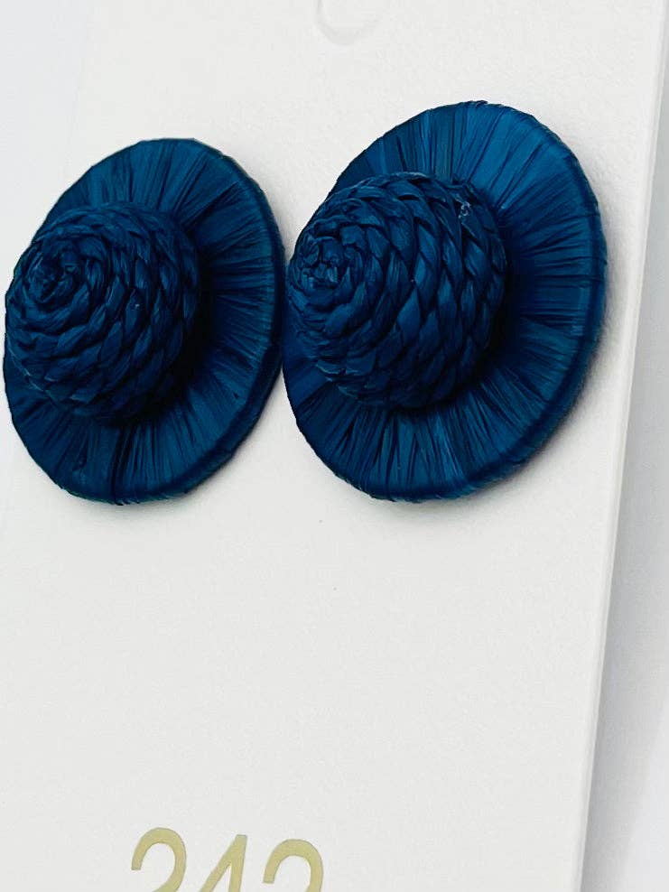 The Zadie Stud (navy)