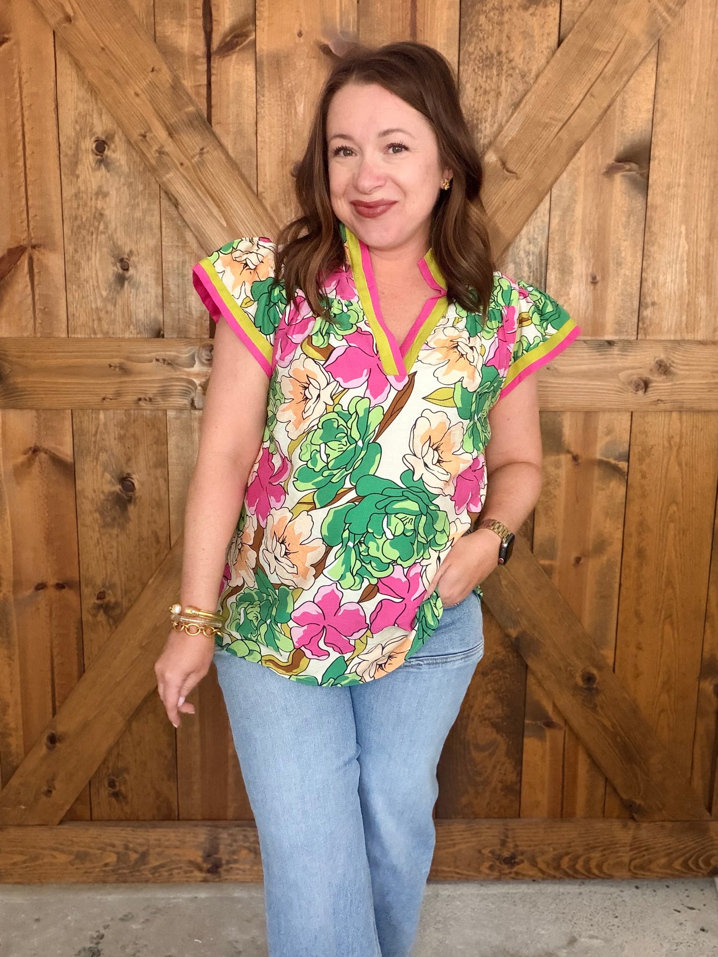 Palm Pop Top