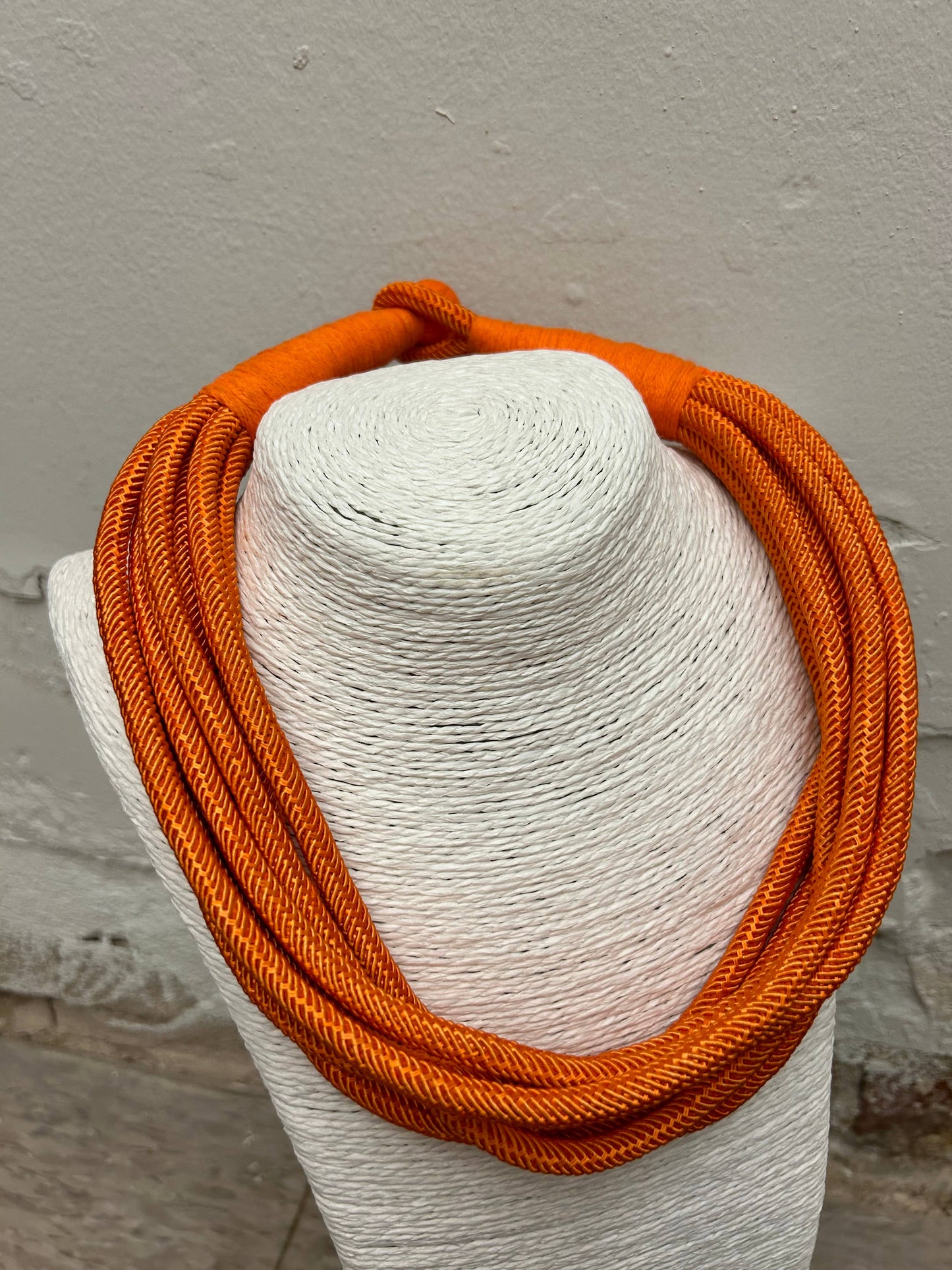 Slub Necklace - Orange