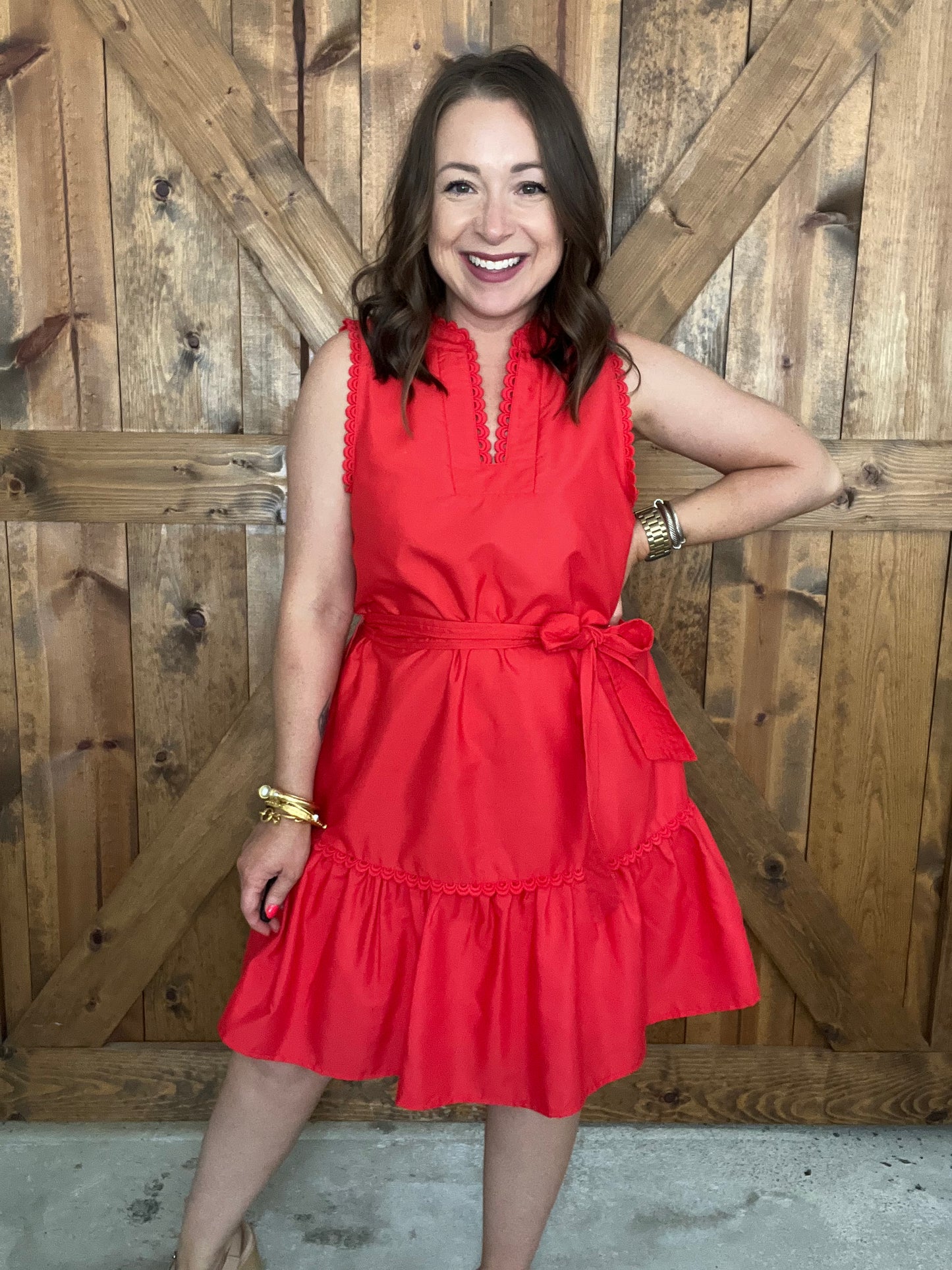 Head Over Heels Dress - Red