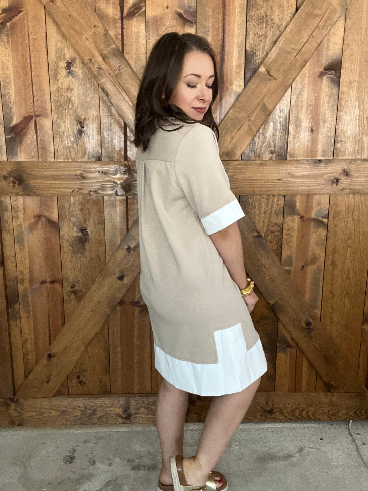 Simply Sweet Dress - Latte