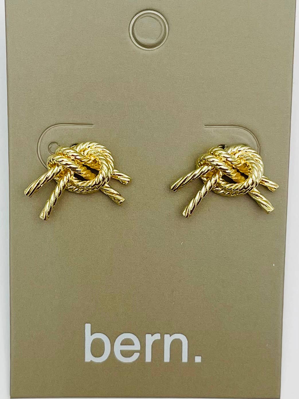 Gold Knot Stud