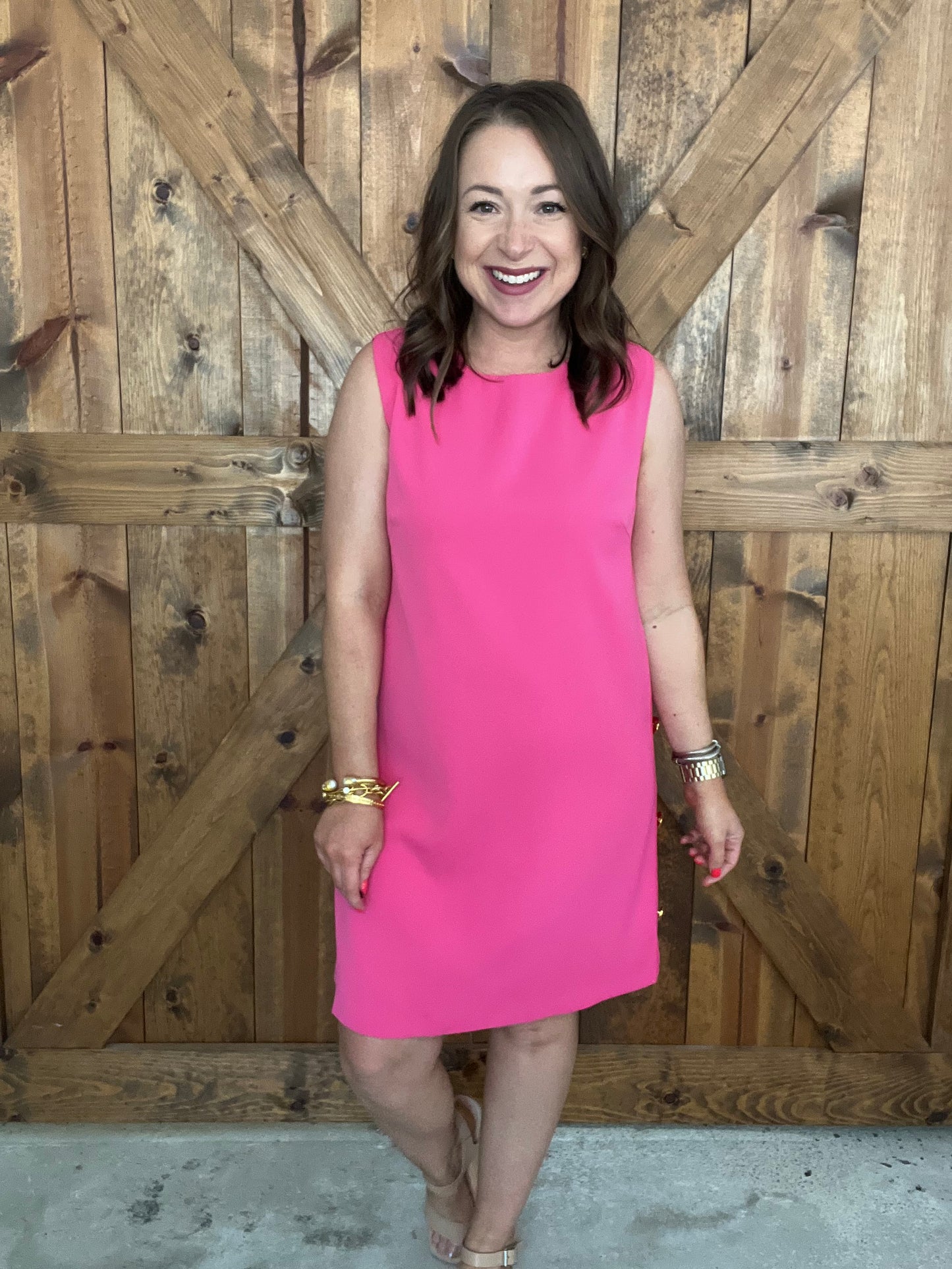 Uptown Girl Dress - H Pink
