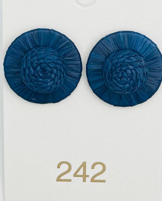 The Zadie Stud (navy)