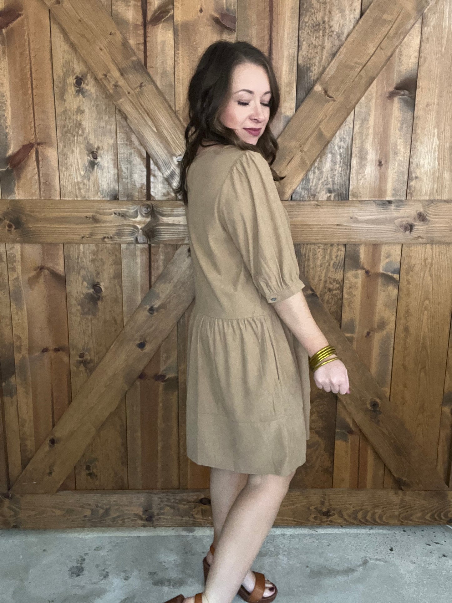 All Too Well Dress - Camel
