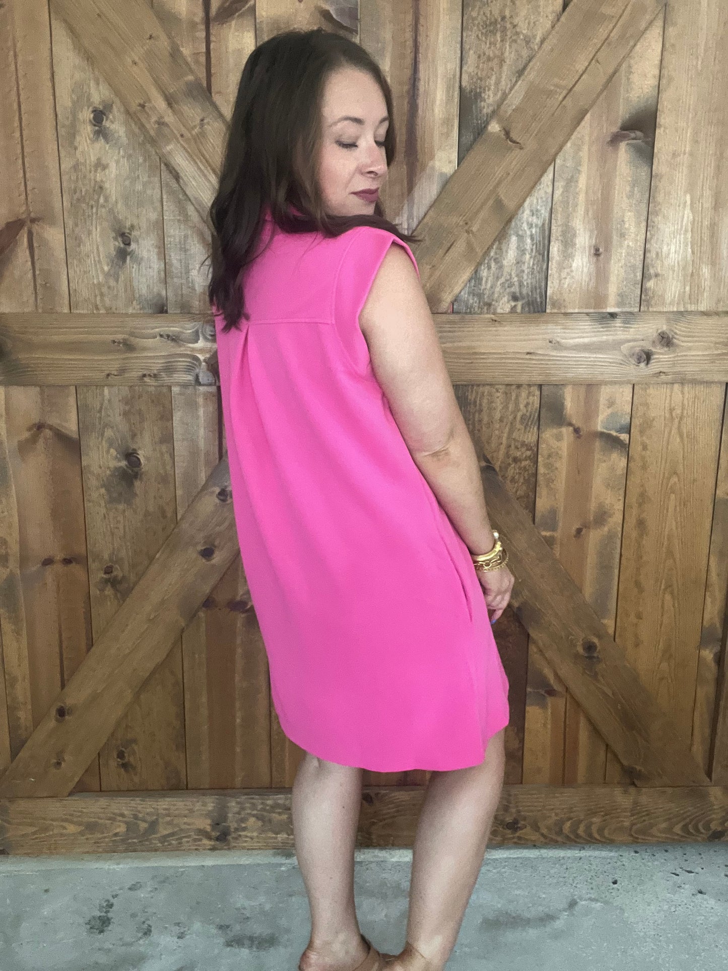 Do It All Dress - Pink