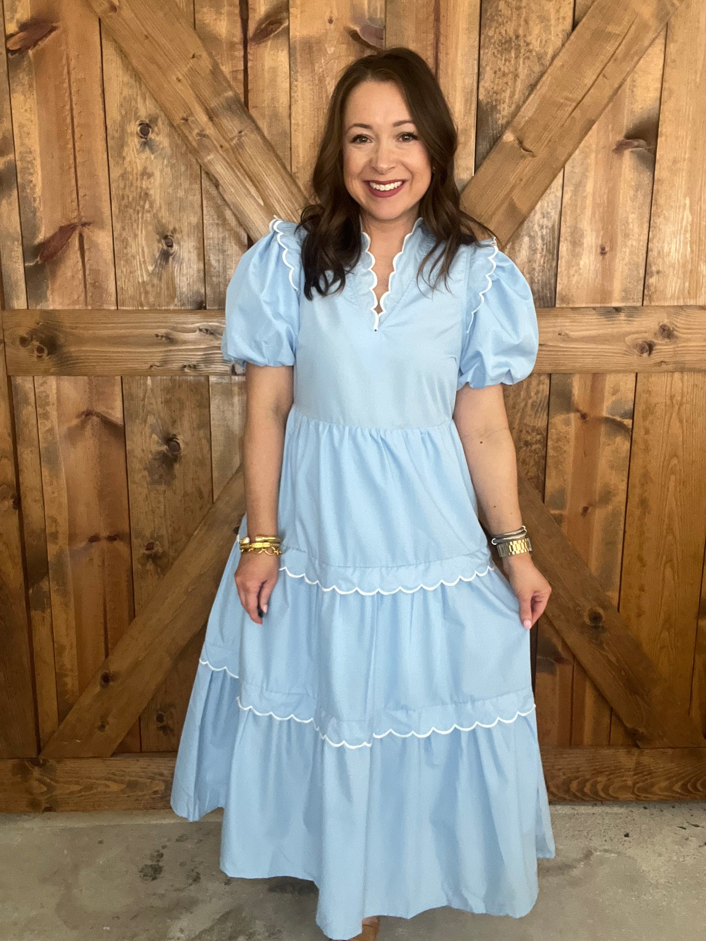 Spring To It Dress - Lt Blue