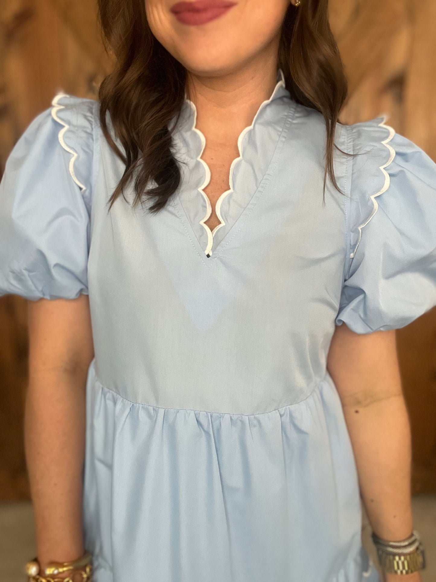 Spring To It Dress - Lt Blue